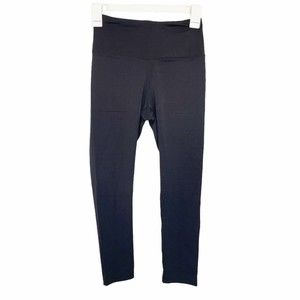 TSLA Womens Cropped Leggings Sz Small Black Womens Activewear Workout Sporty